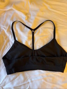 Adidas Black T-Back Comfort classic sports bra